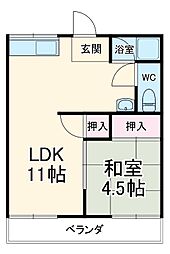 間取図画像 1LDK