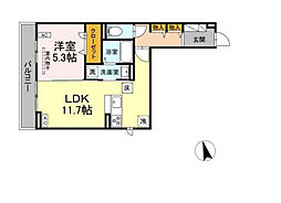 間取図画像 1LDK