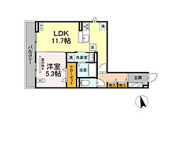 間取図画像 1LDK