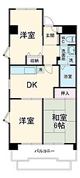 間取図画像 3DK
