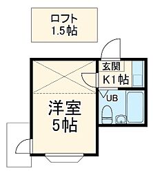 間取図画像 1K