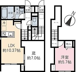 間取図画像 1LDK