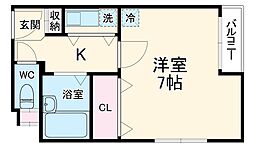 カーサゼブラ土佐堀 4階