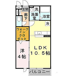 間取図画像 1LDK