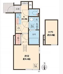 ハイエース 102 1階1Kの間取り