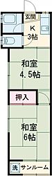 間取図画像 2K