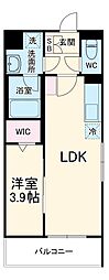アイナルアナウル 303 3階1LDKの間取り
