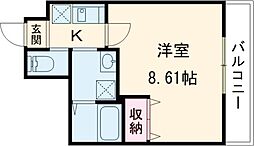 間取図画像 1K