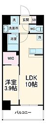 ソルテラス京都西院　ＳＴＡＴＩＯＮ　ＳＩＤＥ 3階1LDKの間取り