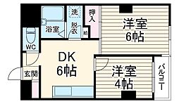 間取図画像 2DK