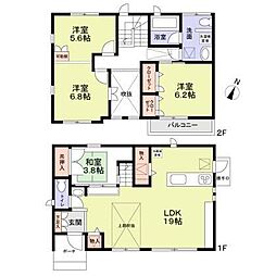 フォレストハウス緑台 1階4LDKの間取り