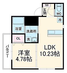 間取図画像 1LDK
