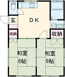 間取図画像 2DK