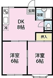 間取図画像 2DK