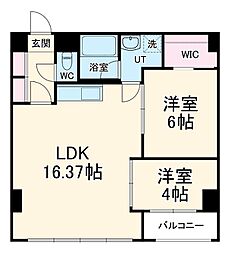 JR武豊線 乙川駅 徒歩2分の賃貸マンション 3階1SLDKの間取り
