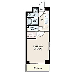 Ｓ−ＦＯＲＴ四日市元町 9階1Kの間取り