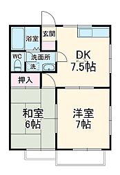 間取図画像 2DK