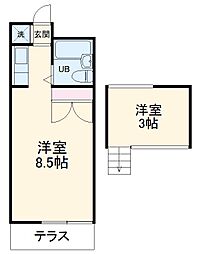 間取図画像 ワンルーム