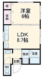 間取図画像 1LDK