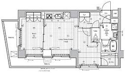 PREMIUM CUBE　王子神谷 3階1LDKの間取り