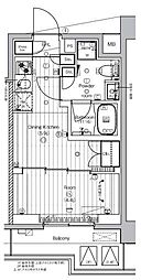 PREMIUM CUBE　王子神谷 503 5階1DKの間取り