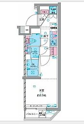 ＧＥＮＯＶＩＡ町田 2階1Kの間取り