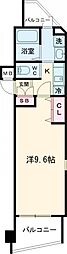フェニックス目黒碑文谷 3階1Kの間取り