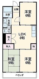 間取図画像 3DK