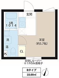 レピュア東十条駅前レジデンス 402 4階1Kの間取り
