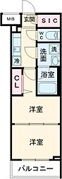 間取図画像 1K