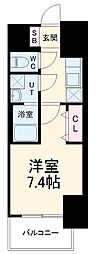 Ｓ−ＲＥＳＩＤＥＮＣＥ堀田Ｎｏｒｔｈ 14階1Kの間取り