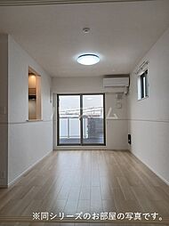 JR中央線 西八王子駅 徒歩16分の賃貸アパート 3階1LDKのリビング/ダイニング