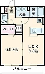 間取図画像 1LDK