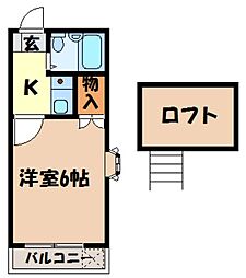 間取図画像 1K