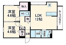 （新築）さいたま市岩槻区美園東一丁目計画 2階2LDKの間取り