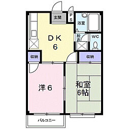 間取図画像 2DK