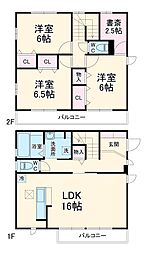 グランコートVII 1階3SLDKの間取り