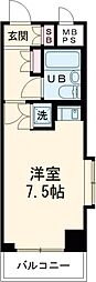 ライオンズマンション方南町駅前 208 2階ワンルームの間取り