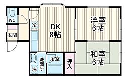 間取図画像 2DK