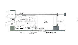 AELL亀有 5階1Kの間取り
