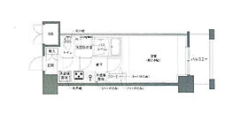 AELL亀有 9階1Kの間取り