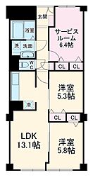 カネボウ三ツ池台マンション 3階