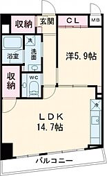 間取図画像 1LDK