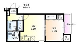 間取図画像 1LDK
