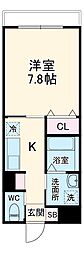 コルドングリーズ 1階1Kの間取り