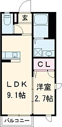 間取図画像 1DK