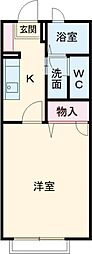 間取図画像 1K