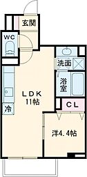 Ｊｏ’ｓ　Ｒｅｓｉｄｅｎｃｅ　高田馬場 1階1LDKの間取り