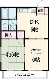 間取図画像 2DK