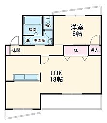 間取図画像 1LDK